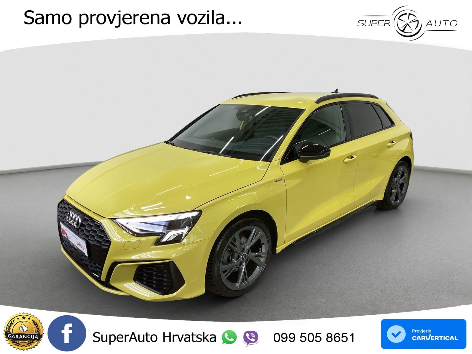 Audi A3 35 TFSI (150 KS) S line LED+GR SJED+ACC