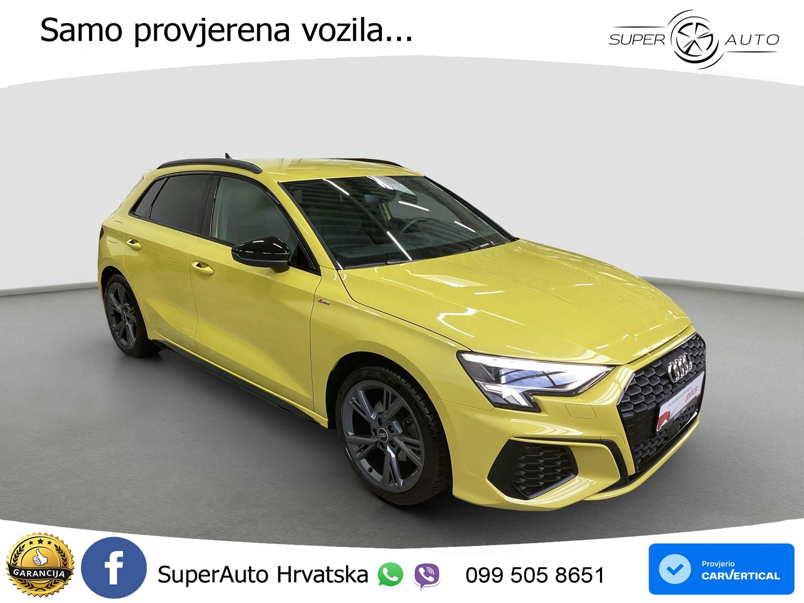 Audi A3 35 TFSI (150 KS) S line LED+GR SJED+ACC