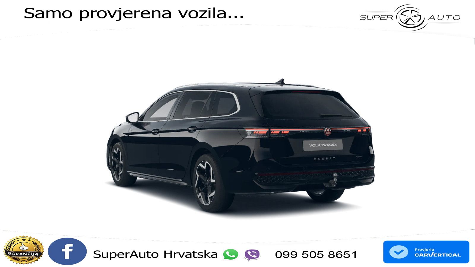 Volkswagen Passat Variant 2.0 TSI (265 KS) 4MOTION DSG R-Line LED+GR SJED+ACC