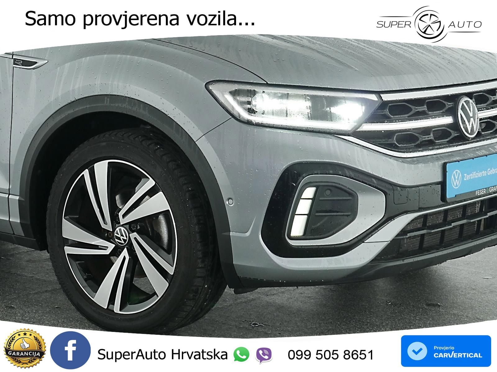 Volkswagen T-Roc 1.5 TSI (150 KS) DSG R-Line MATRIX+GR SJED+KAM