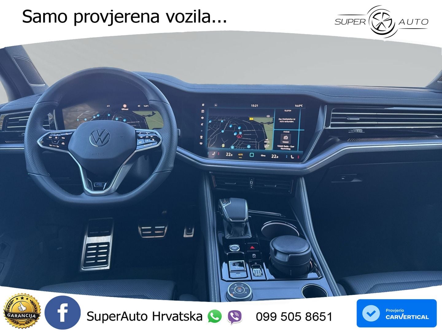 Volkswagen Touareg 3.0 V6 TDI (286 KS) 4MOTION Tiptronic R-Line LED+GR SJED+ACC