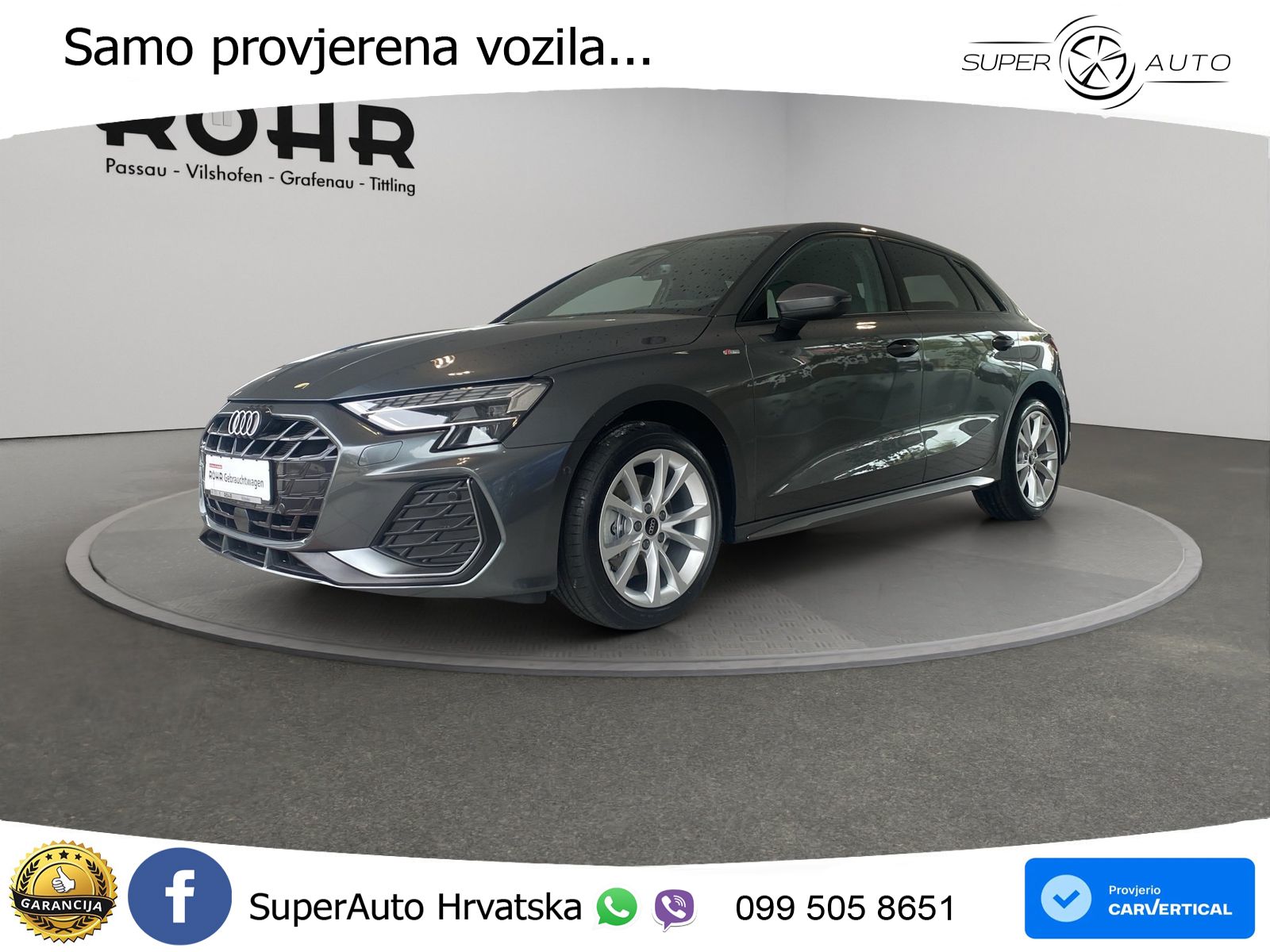 Audi A3 40 TFSI (204 KS) quattro S tronic S line LED+GR SJED+ACC