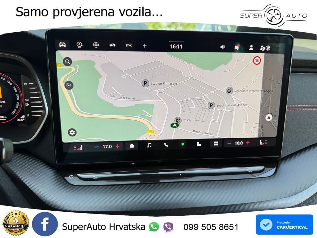 Škoda Octavia Combi RS 2.0 TSI (265 KS) DSG MATRIX+GR SJED+KAM