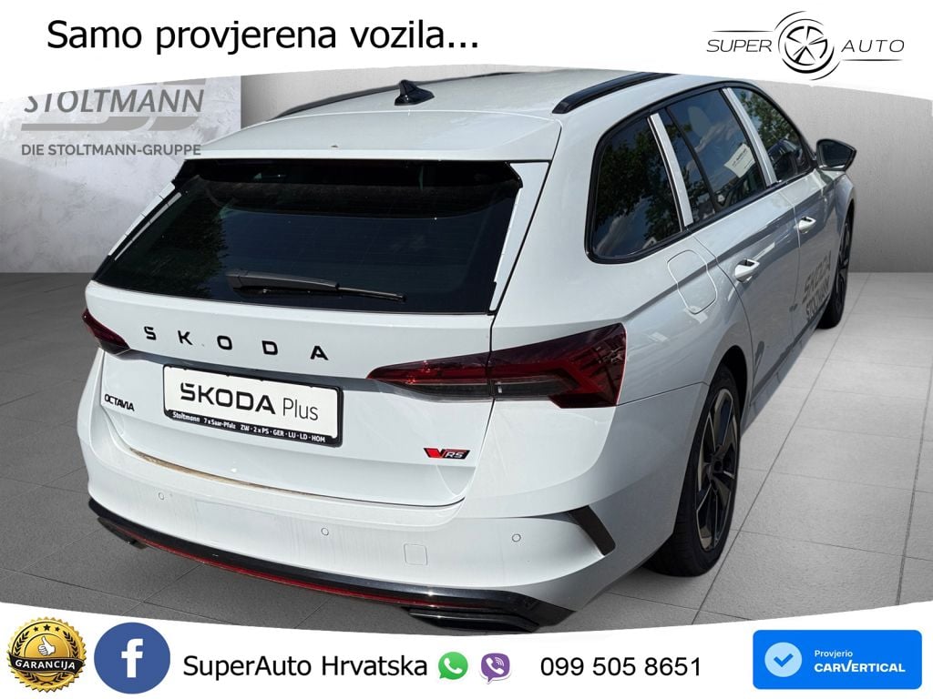 Škoda Octavia Combi RS 2.0 TSI (265 KS) DSG MATRIX+GR SJED+KAM