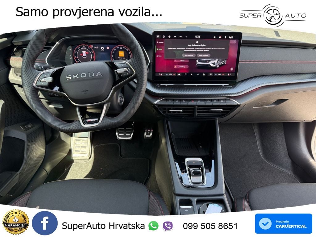 Škoda Octavia Combi RS 2.0 TSI (265 KS) DSG MATRIX+GR SJED+KAM