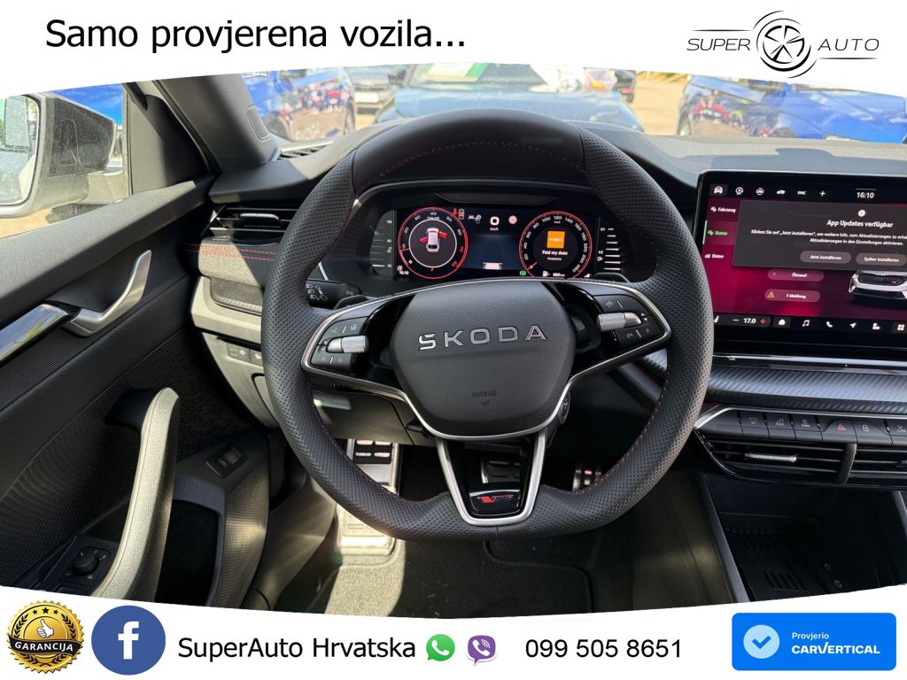 Škoda Octavia Combi RS 2.0 TSI (265 KS) DSG MATRIX+GR SJED+KAM