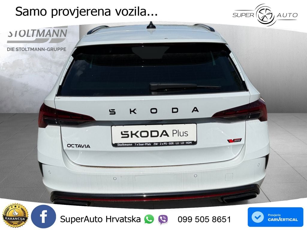Škoda Octavia Combi RS 2.0 TSI (265 KS) DSG MATRIX+GR SJED+KAM