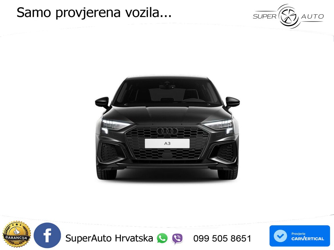 Audi A3 35 TFSI (150 KS) S tronic S line LED+GR SJED+ACC