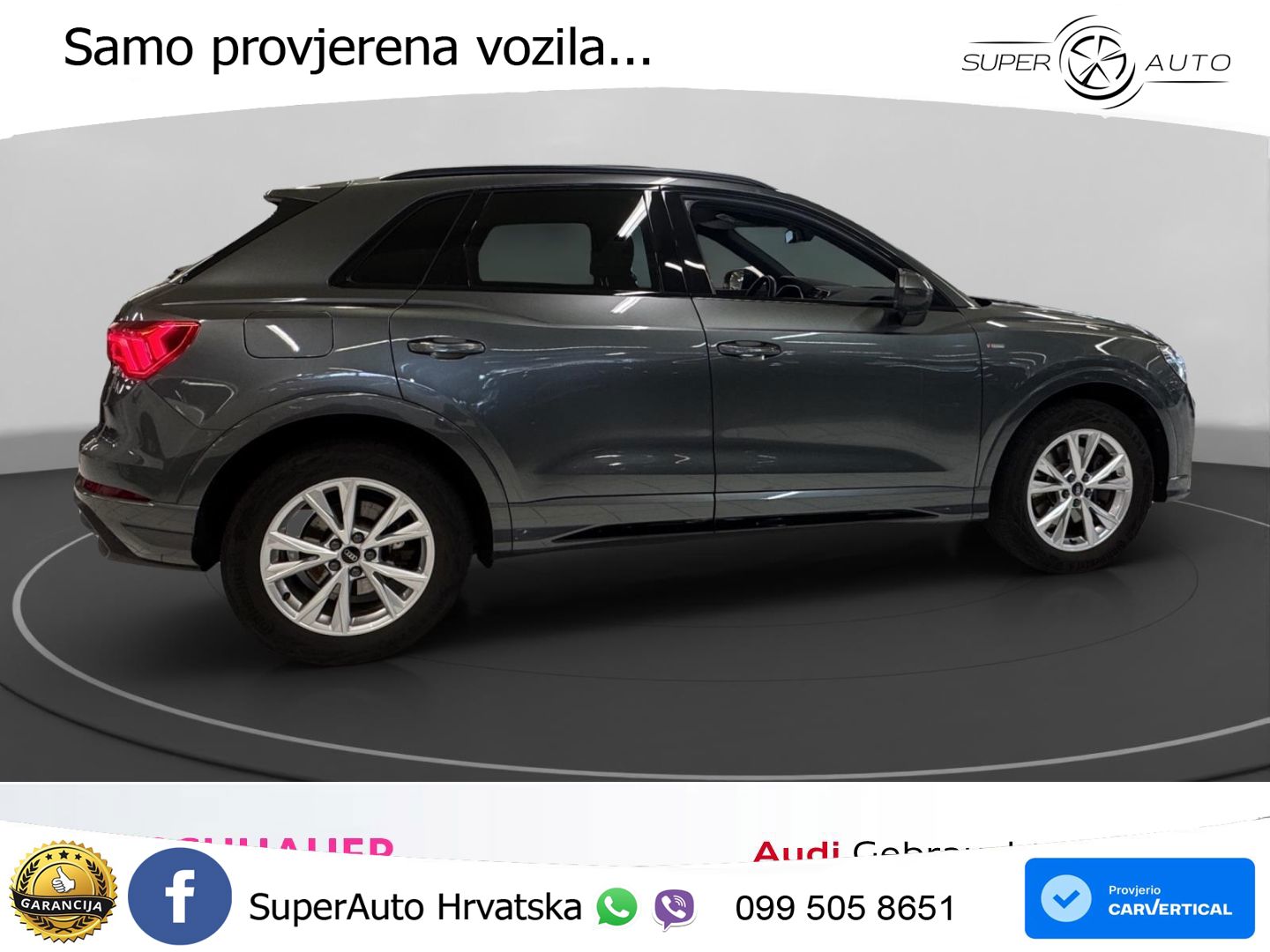 Audi Q3 45 TFSIe (245 KS) S tronic S line LED+GR SJED+ACC