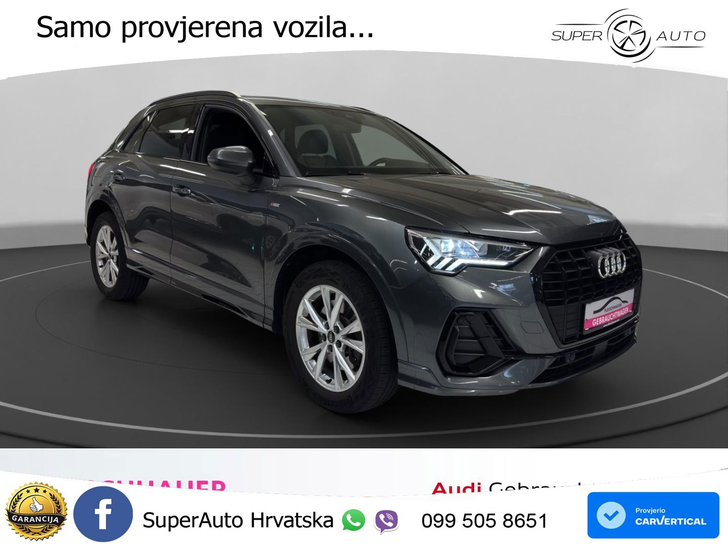 Audi Q3 45 TFSIe (245 KS) S tronic S line LED+GR SJED+ACC