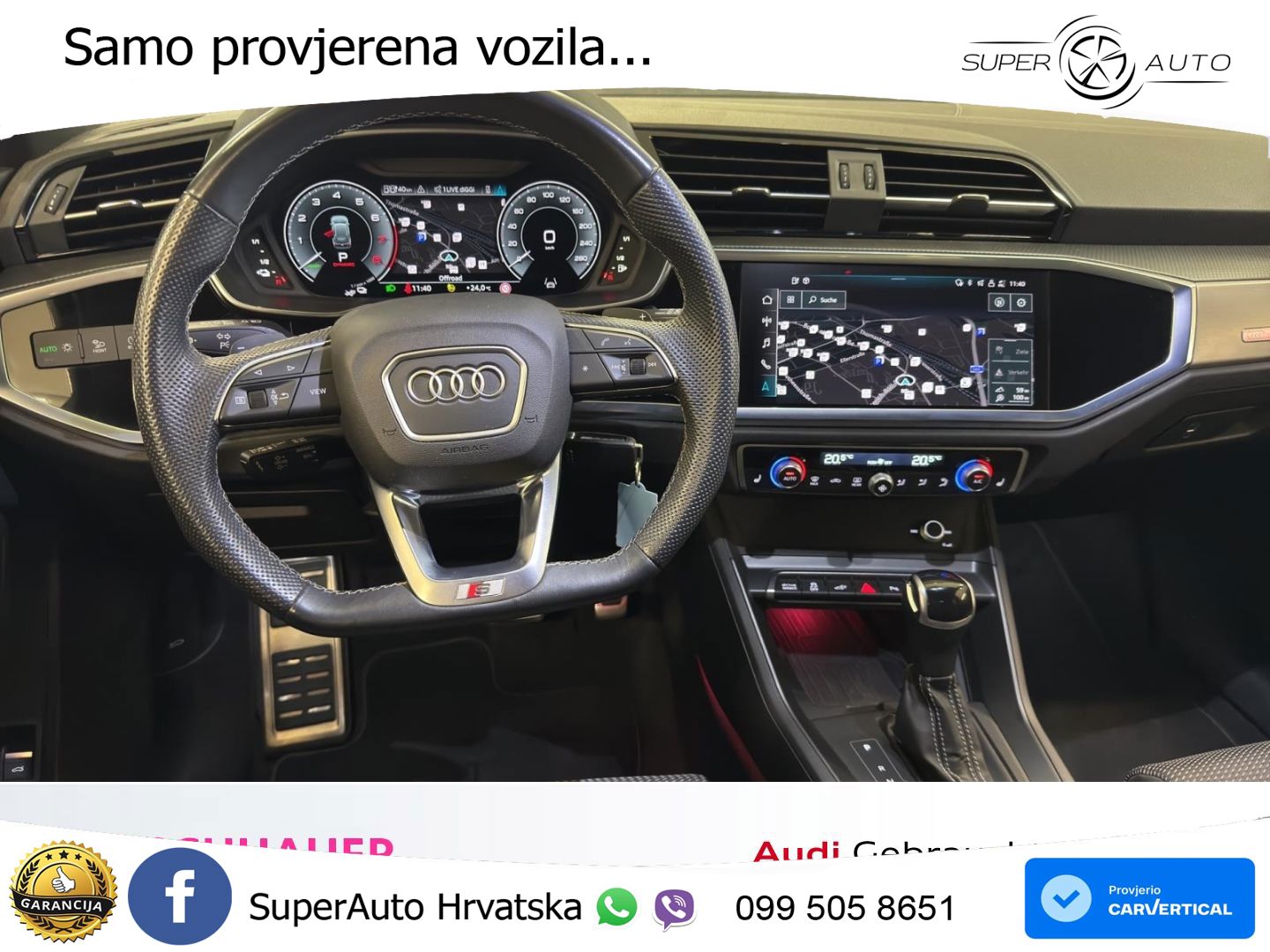 Audi Q3 45 TFSIe (245 KS) S tronic S line LED+GR SJED+ACC