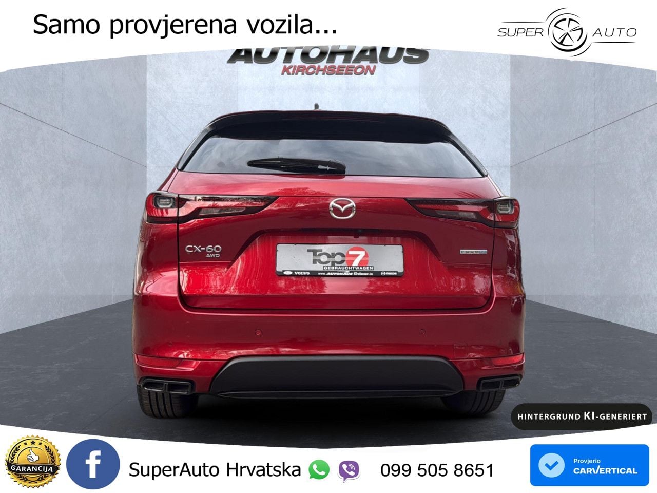 Mazda CX-60 2.5 e-Skyactiv (328 KS) AWD Automatic LED+GR SJED+ACC
