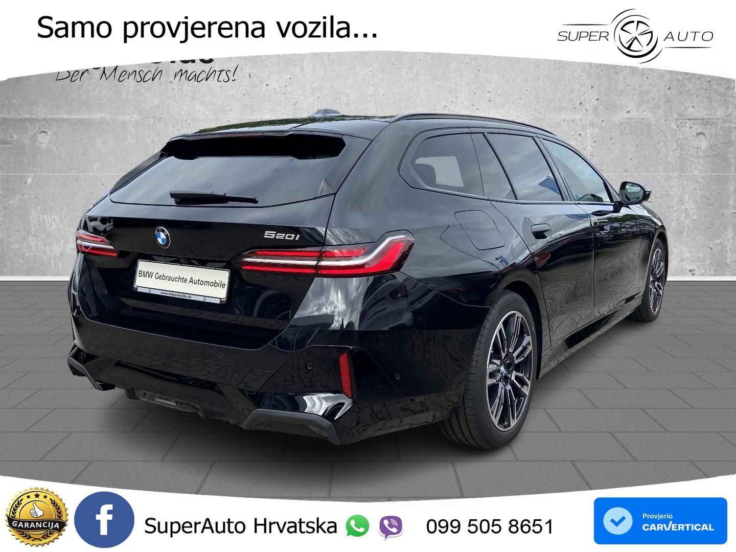 BMW 520i Touring (208 KS) Steptronic M Sport LED+GR SJED+ACC