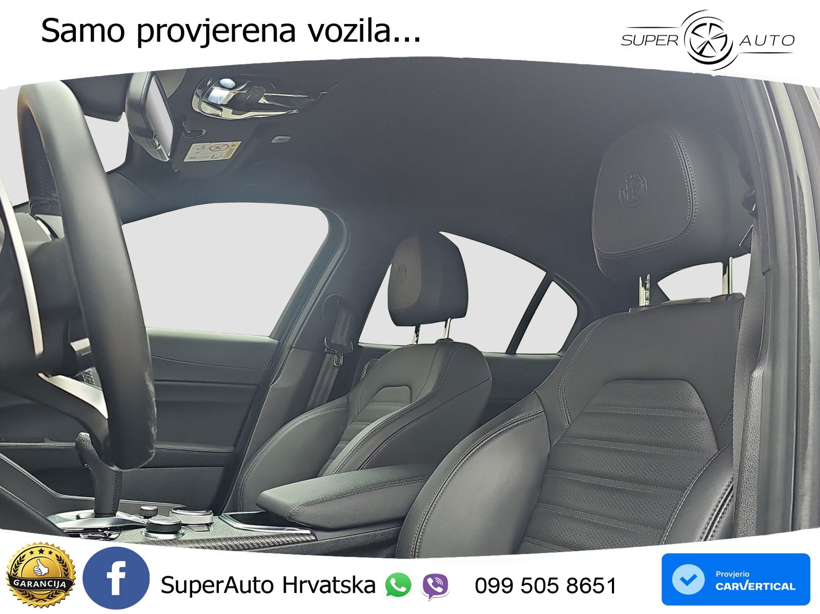 Alfa Romeo Giulia Quadrifoglio 2.9 V6 Bi-Turbo (520 KS) Automatic LED+GR SJED+ACC