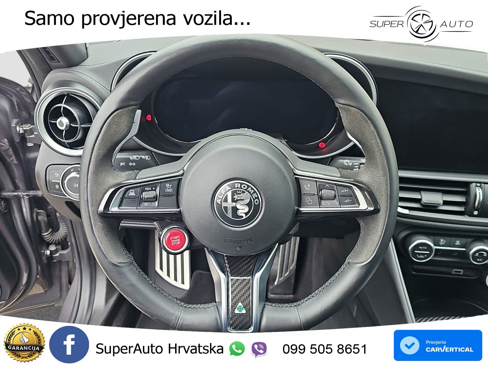 Alfa Romeo Giulia Quadrifoglio 2.9 V6 Bi-Turbo (520 KS) Automatic LED+GR SJED+ACC