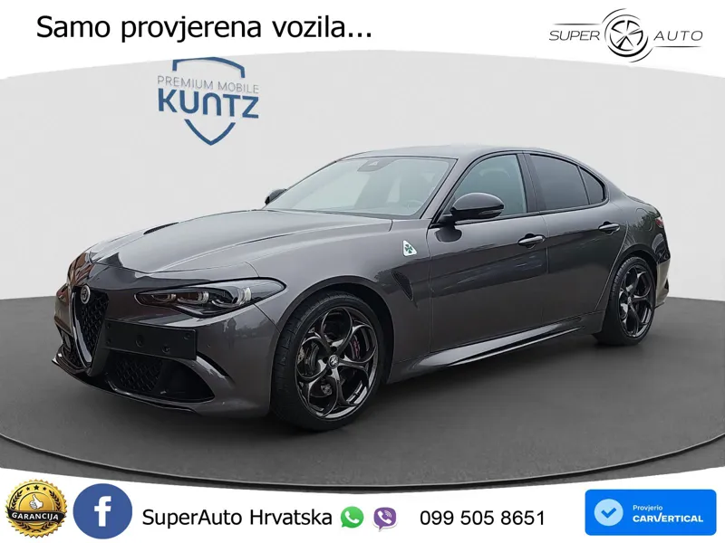 Alfa Romeo Giulia Quadrifoglio 2.9 V6 Bi-Turbo (520 KS) Automatic LED+GR SJED+ACC