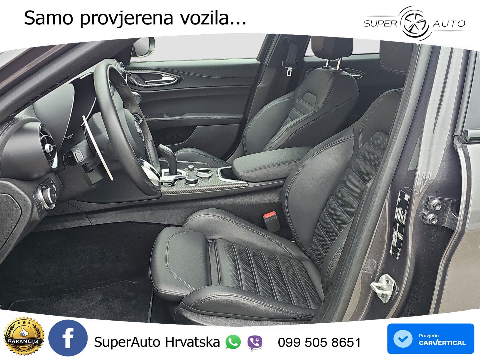 Alfa Romeo Giulia Quadrifoglio 2.9 V6 Bi-Turbo (520 KS) Automatic LED+GR SJED+ACC