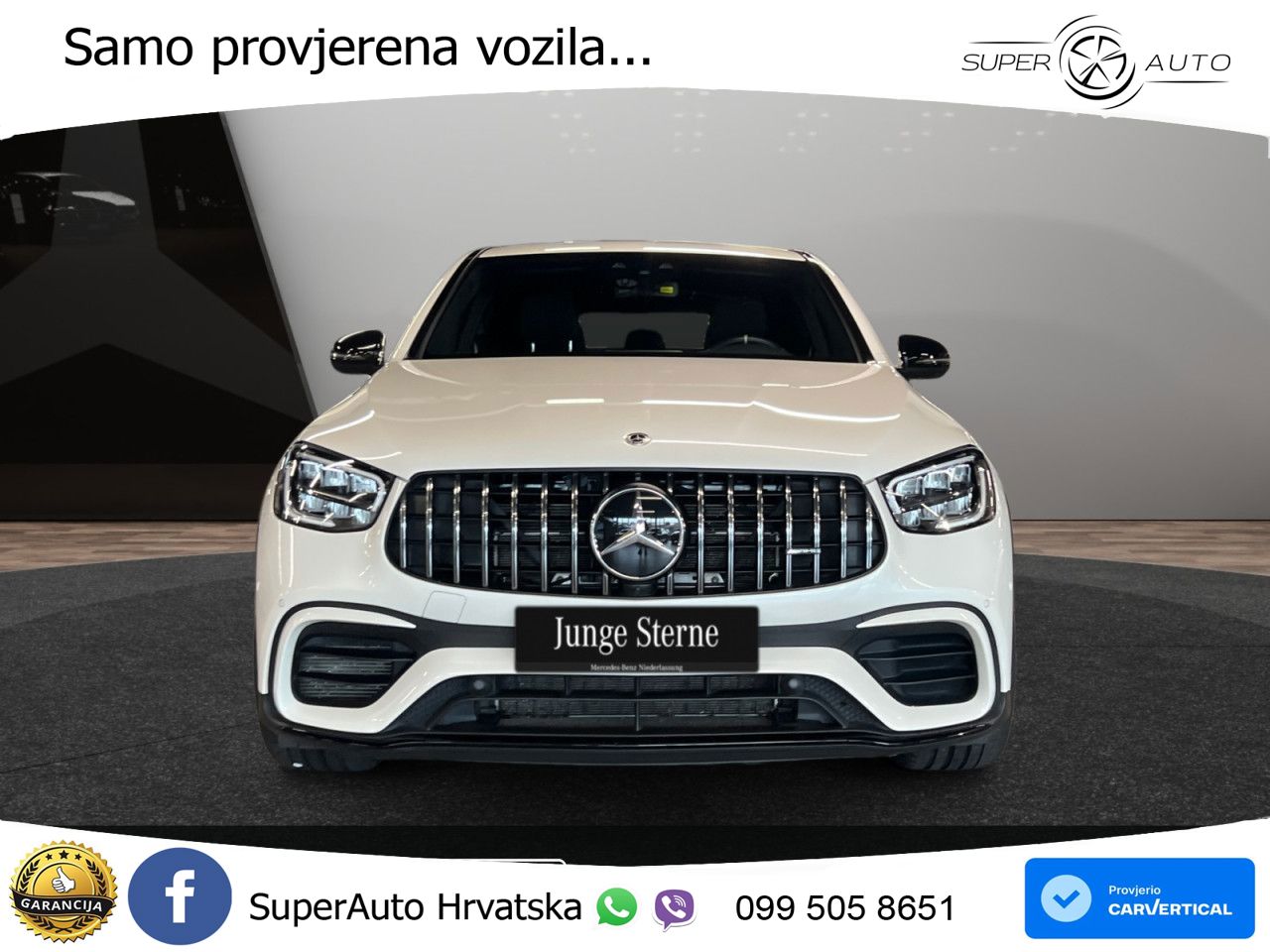Mercedes GLC Coupe AMG 63 S V8 (510 KS) 4MATIC+ MCT LED+GR SJED+ACC