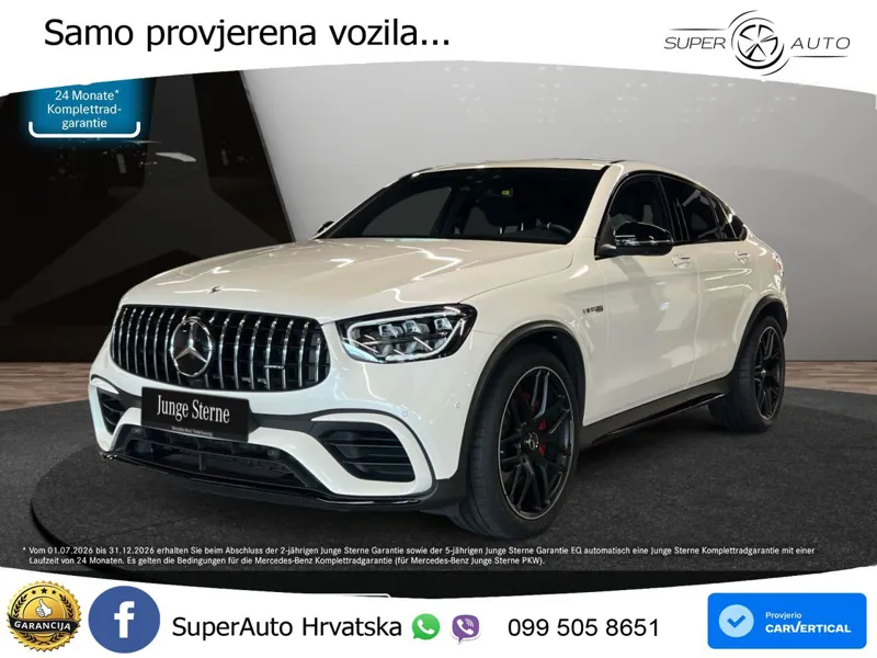 Mercedes GLC Coupe AMG 63 S V8 (510 KS) 4MATIC+ MCT LED+GR SJED+ACC
