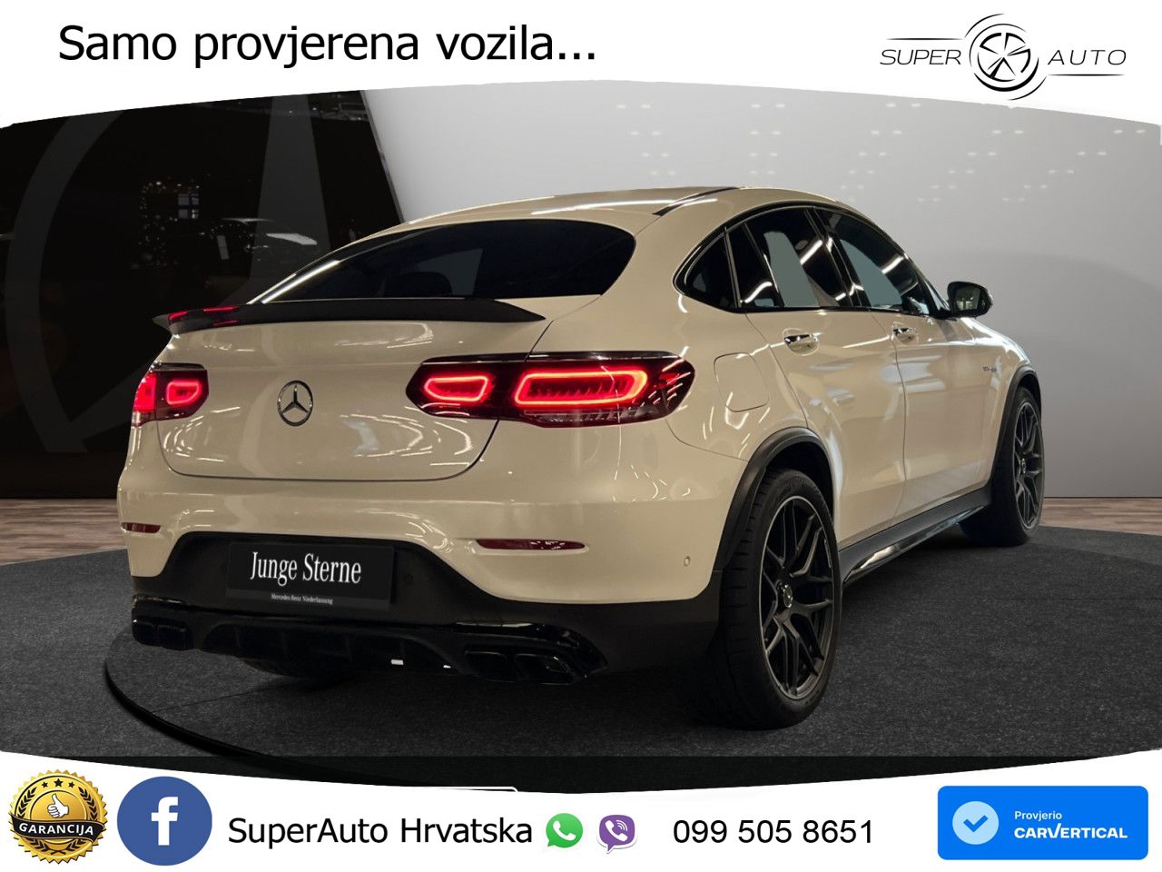 Mercedes GLC Coupe AMG 63 S V8 (510 KS) 4MATIC+ MCT LED+GR SJED+ACC