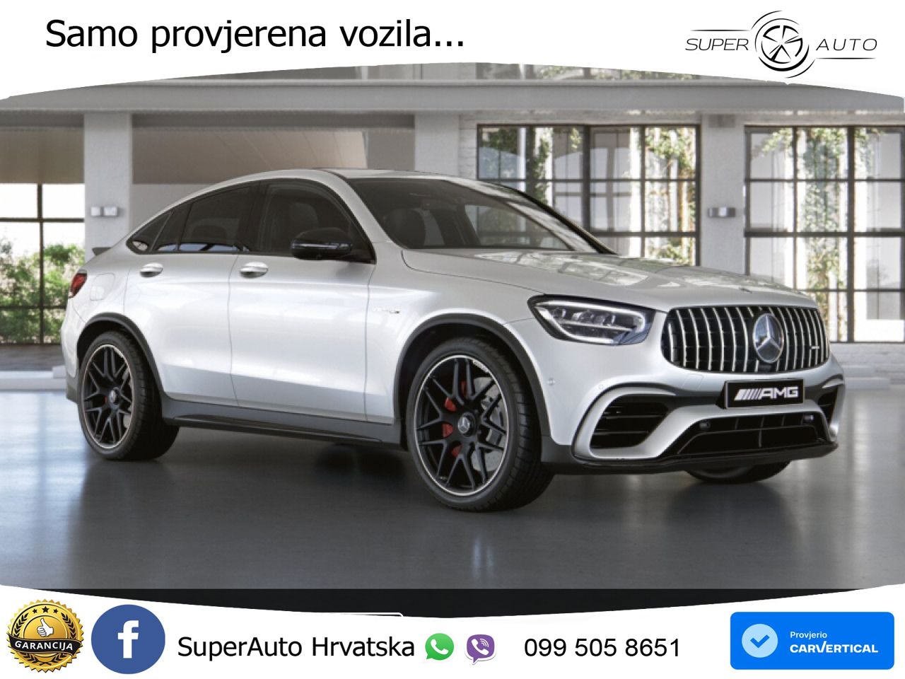 Mercedes GLC Coupe AMG 63 S V8 (510 KS) 4MATIC+ MCT LED+GR SJED+ACC