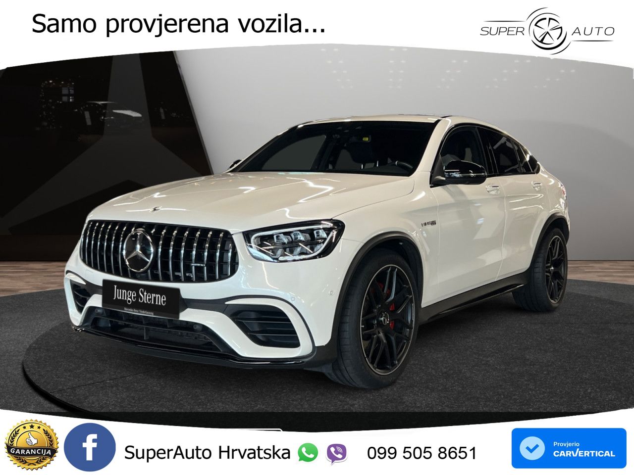 Mercedes GLC Coupe AMG 63 S V8 (510 KS) 4MATIC+ MCT LED+GR SJED+ACC