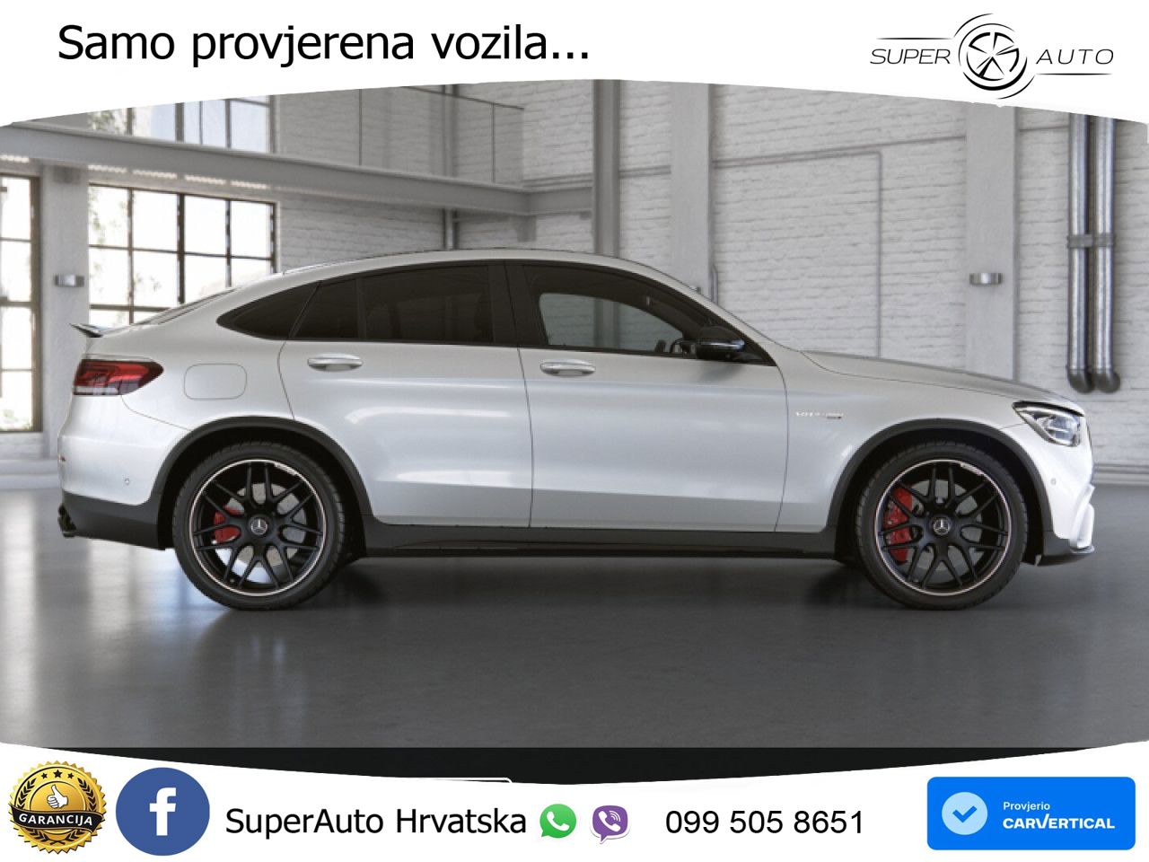 Mercedes GLC Coupe AMG 63 S V8 (510 KS) 4MATIC+ MCT LED+GR SJED+ACC