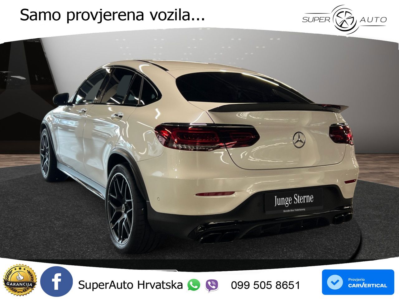 Mercedes GLC Coupe AMG 63 S V8 (510 KS) 4MATIC+ MCT LED+GR SJED+ACC