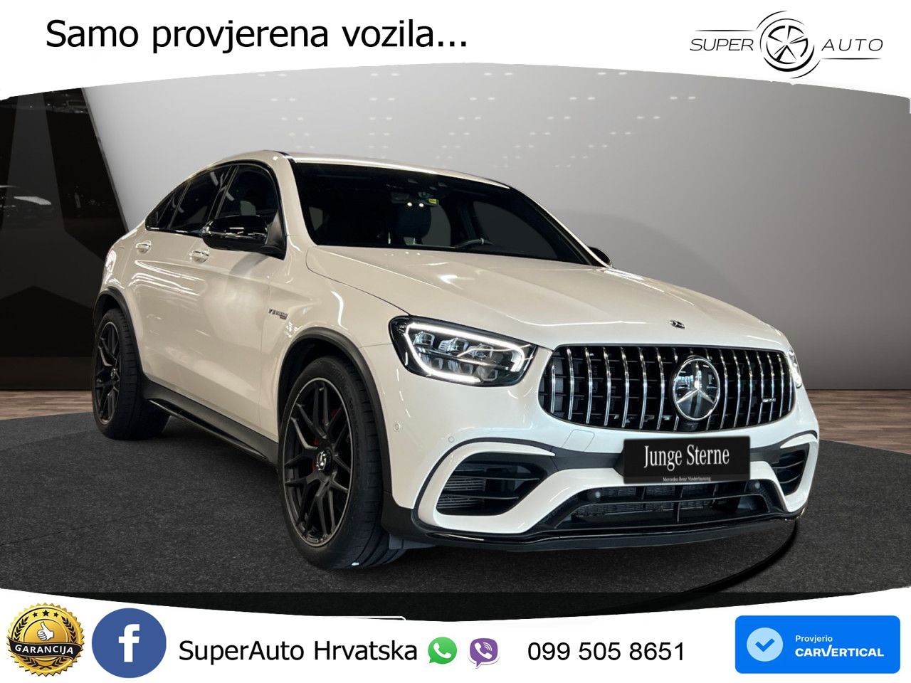 Mercedes GLC Coupe AMG 63 S V8 (510 KS) 4MATIC+ MCT LED+GR SJED+ACC
