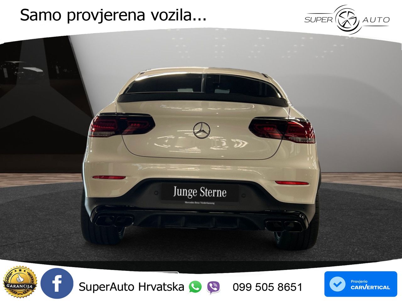 Mercedes GLC Coupe AMG 63 S V8 (510 KS) 4MATIC+ MCT LED+GR SJED+ACC