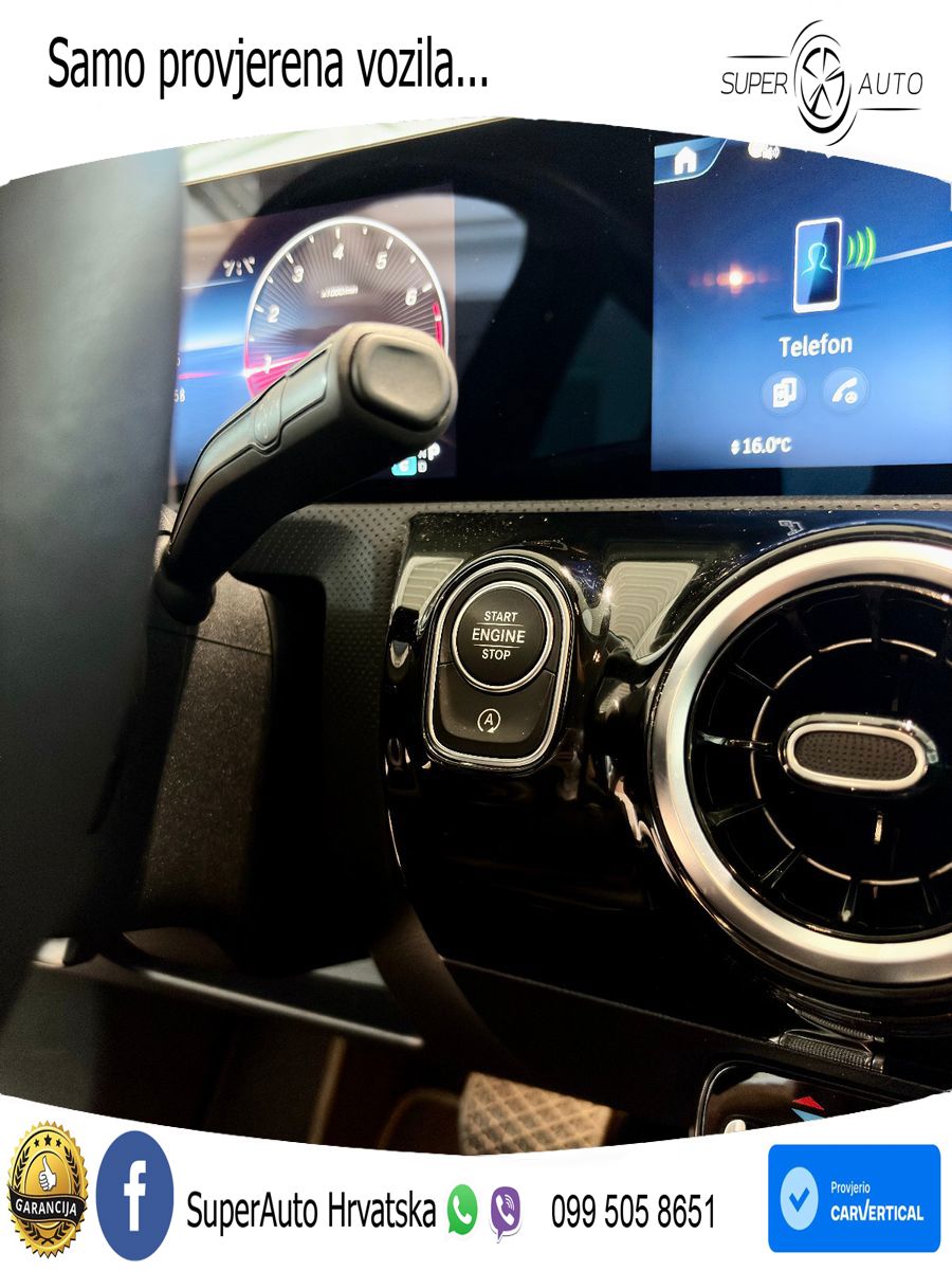 Mercedes-Benz A 180 7G-DCT LED+GR SJED+ACC
