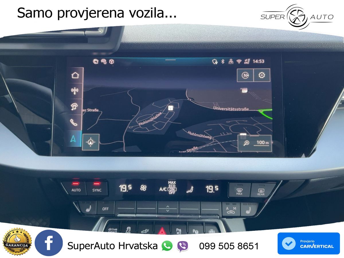 Audi A3 Sportback 40 TFSI e (204 KS) Plug-in Hybrid S tronic advanced LED+GR SJED+ACC