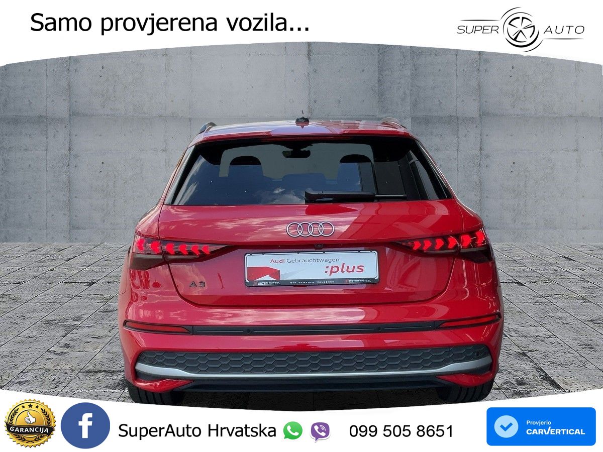 Audi A3 Sportback 40 TFSI e (204 KS) Plug-in Hybrid S tronic advanced LED+GR SJED+ACC