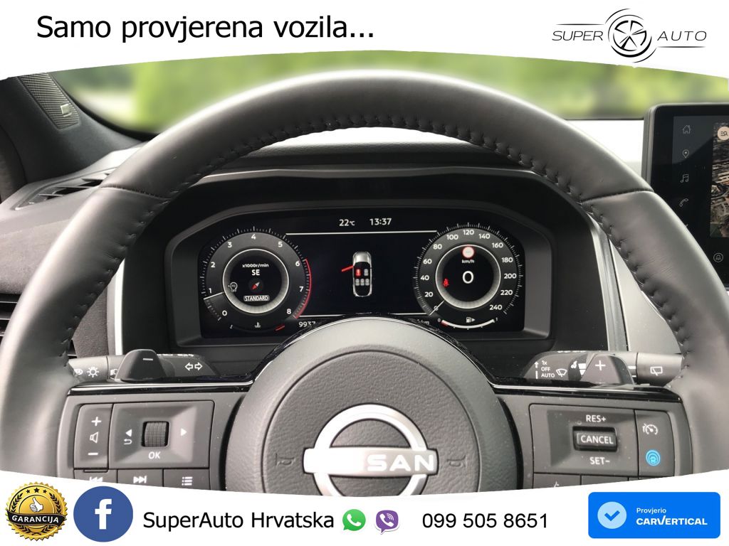 Nissan Qashqai 1.3 DIG-T (158 KS) Xtronic Tekna LED+GR SJED+ACC