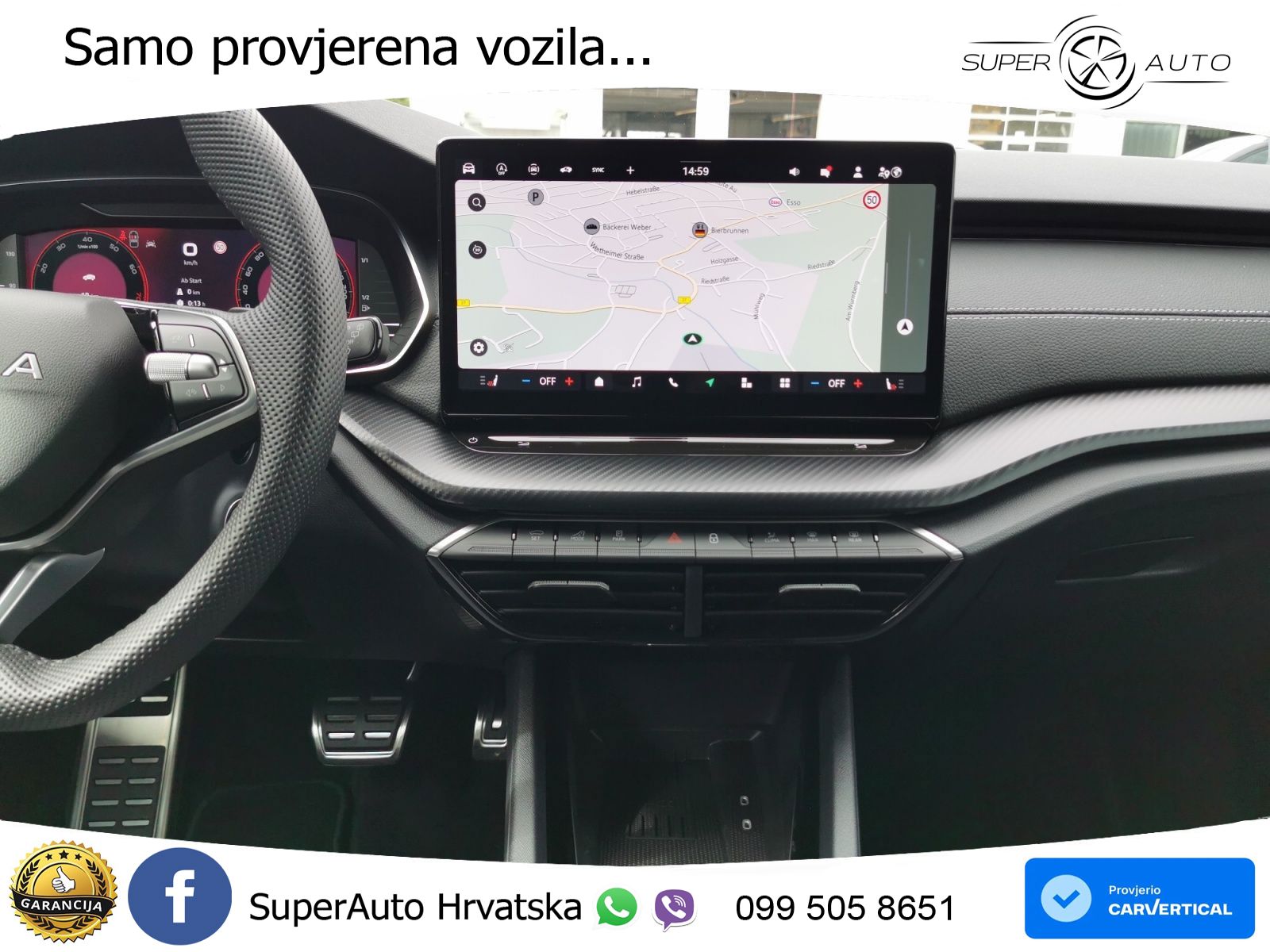 Škoda Octavia Combi 2.0 TSI (204 KS) 4x4 DSG SportLine LED+GR SJED+ACC