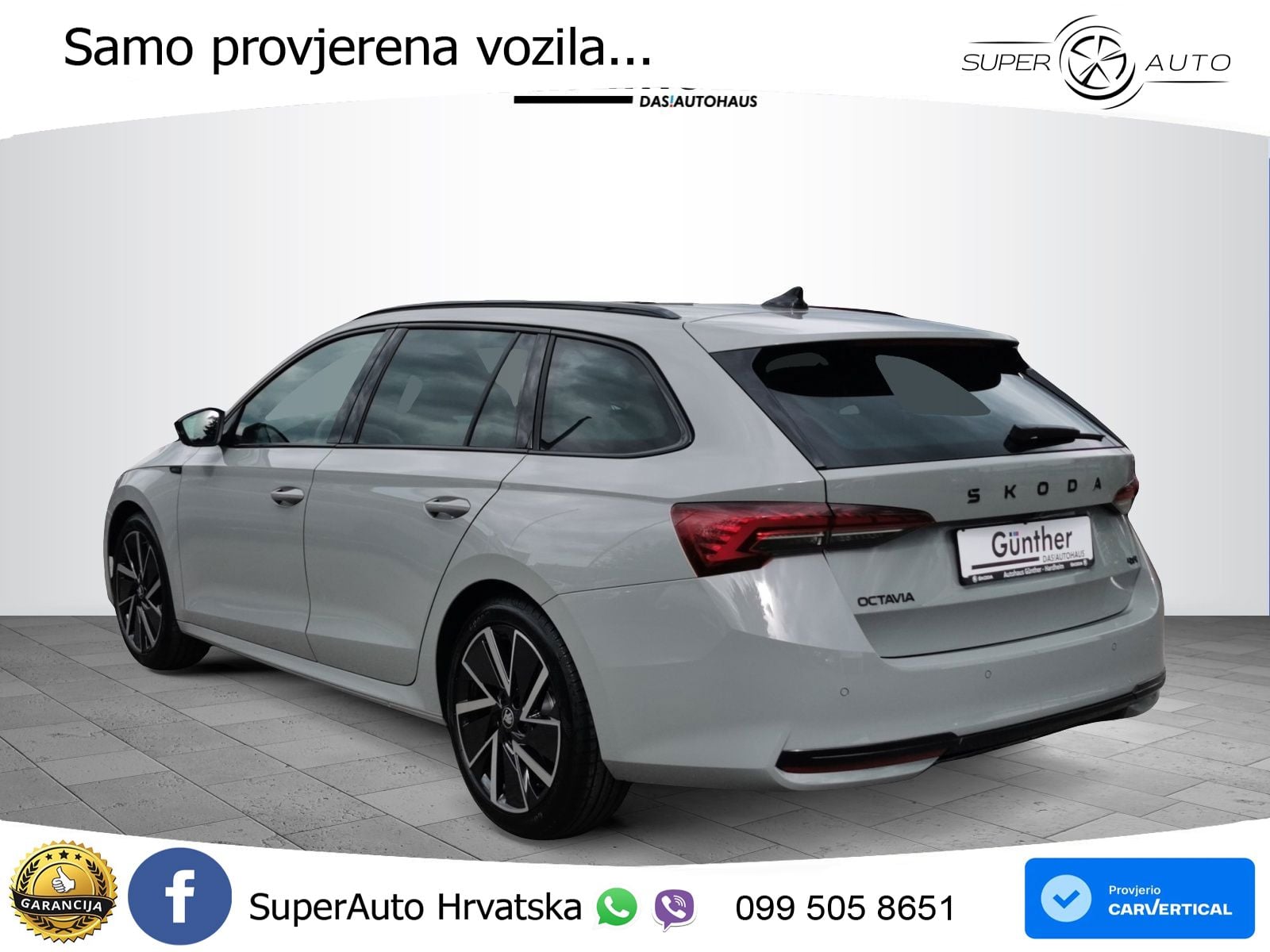 Škoda Octavia Combi 2.0 TSI (204 KS) 4x4 DSG SportLine LED+GR SJED+ACC