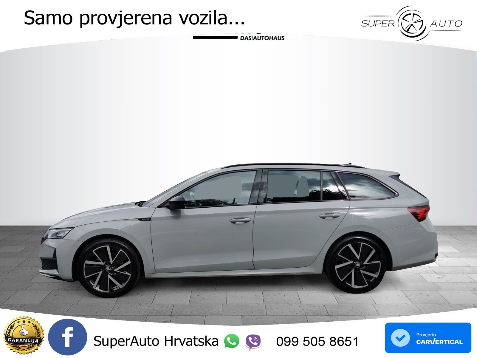 Škoda Octavia Combi 2.0 TSI (204 KS) 4x4 DSG SportLine LED+GR SJED+ACC