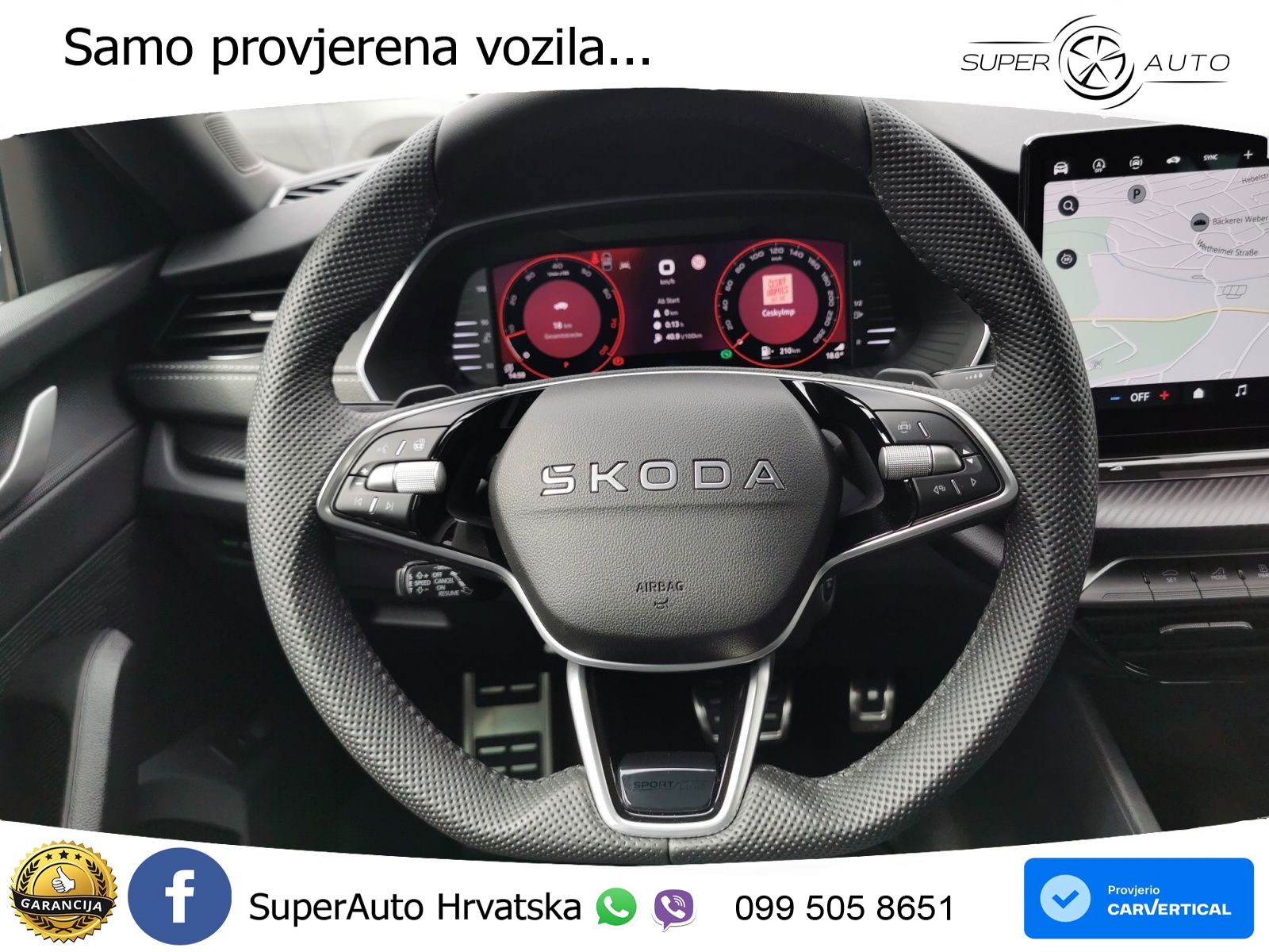 Škoda Octavia Combi 2.0 TSI (204 KS) 4x4 DSG SportLine LED+GR SJED+ACC