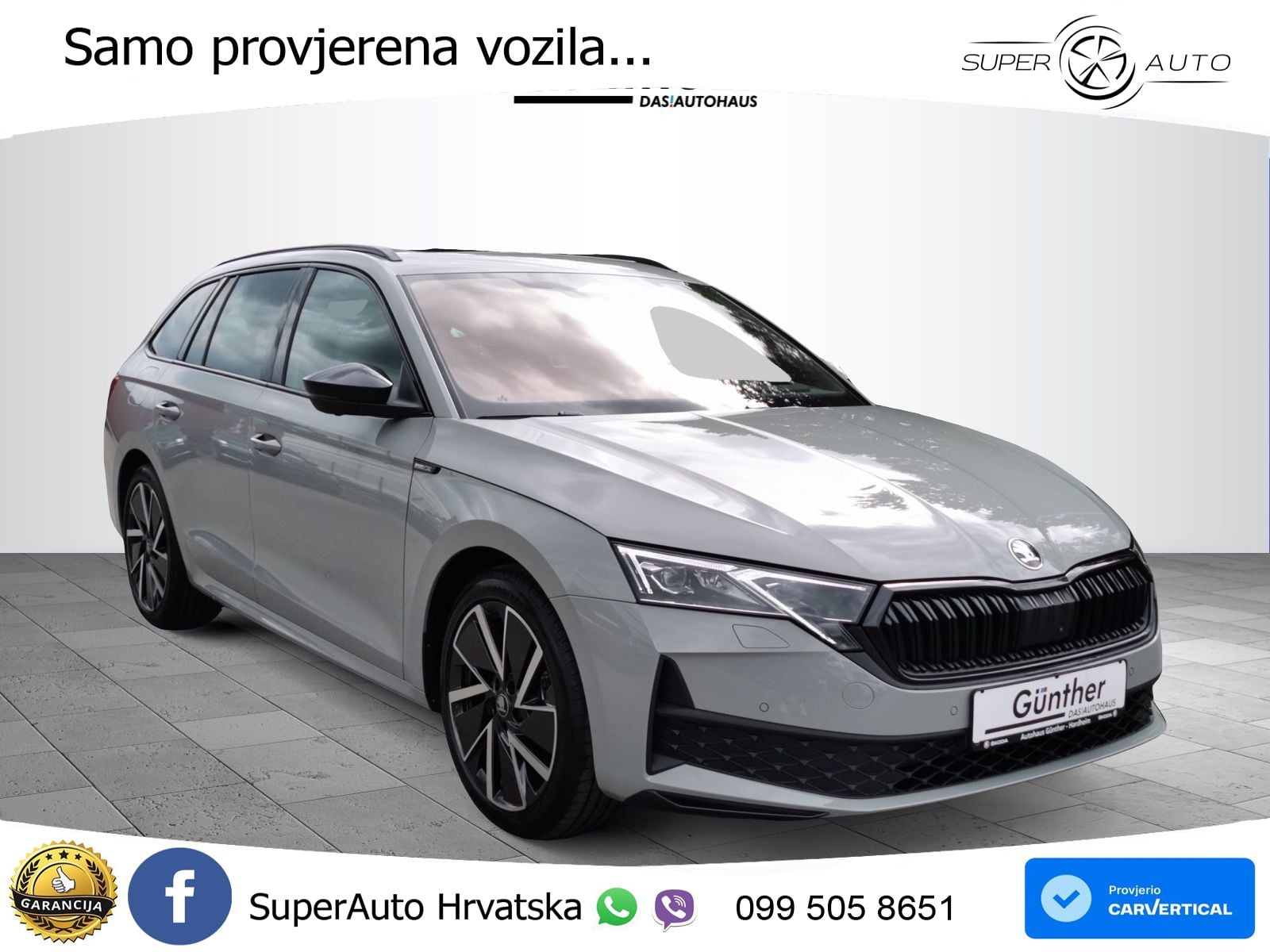 Škoda Octavia Combi 2.0 TSI (204 KS) 4x4 DSG SportLine LED+GR SJED+ACC