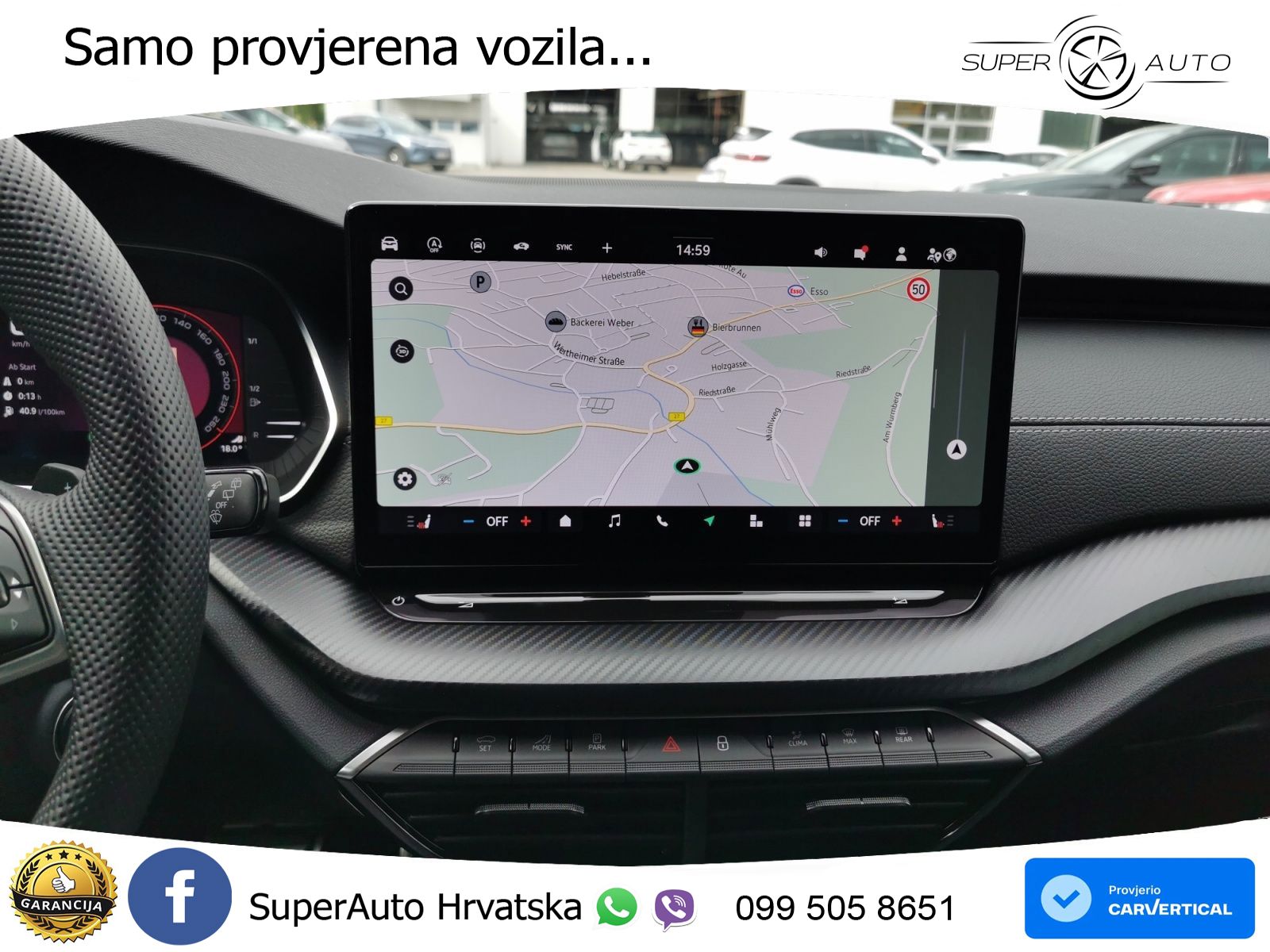 Škoda Octavia Combi 2.0 TSI (204 KS) 4x4 DSG SportLine LED+GR SJED+ACC