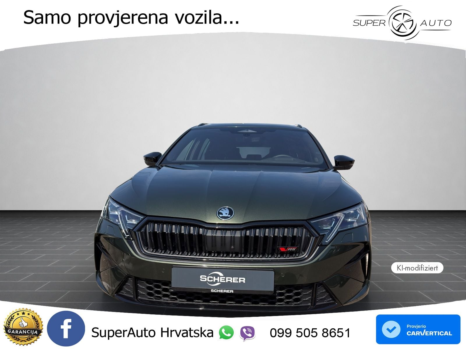 Škoda Octavia Combi RS 2.0 TSI (265 KS) DSG LED+GR SJED+ACC