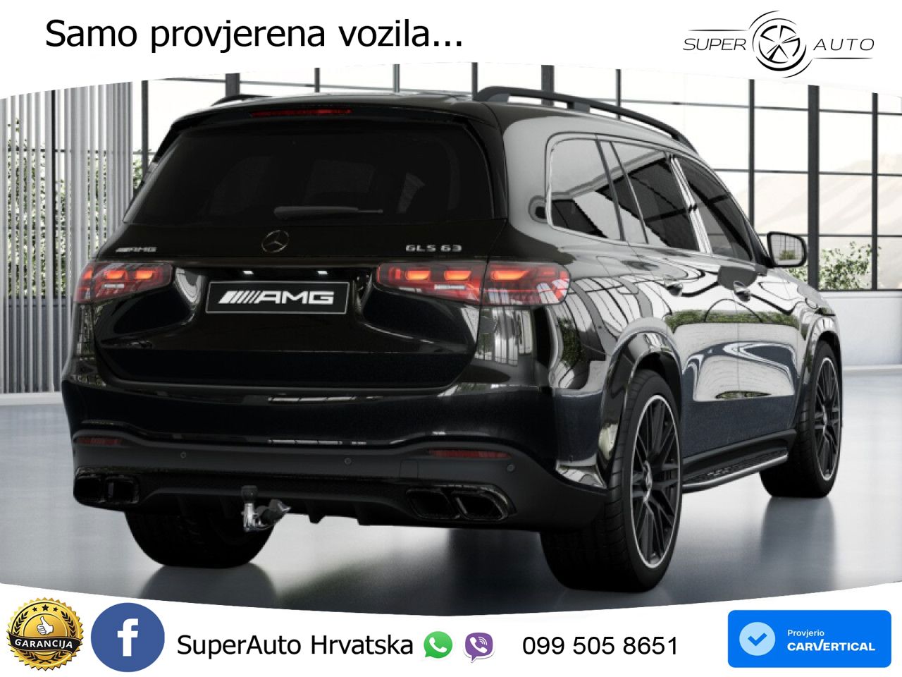 Mercedes-Benz GLS AMG GLS 63 V8 EQ Boost 4MATIC+ AMG SPEEDSHIFT TCT 9G LED+GR SJED+ACC