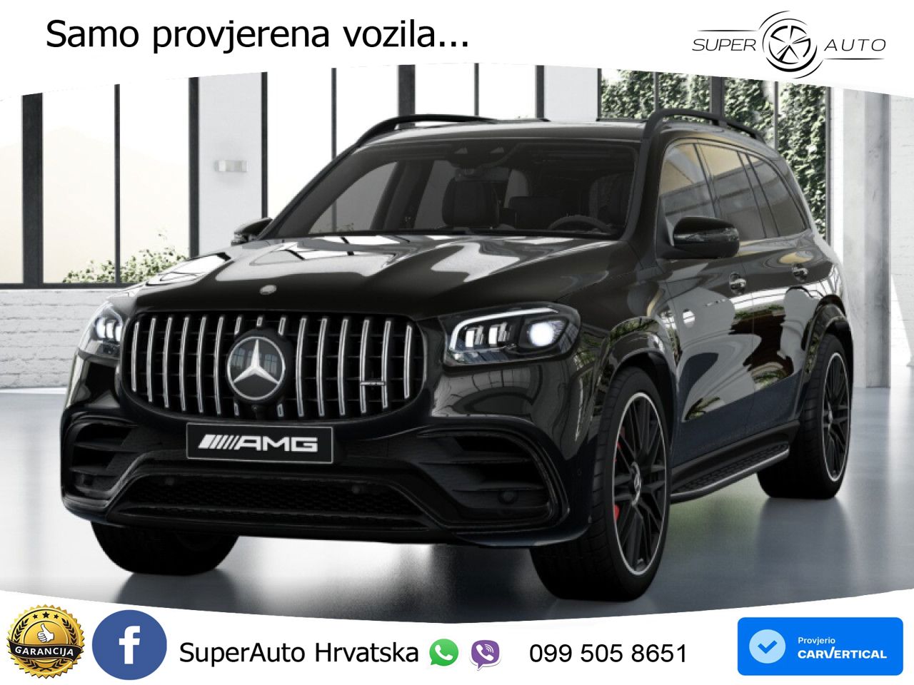 Mercedes-Benz GLS AMG GLS 63 V8 EQ Boost 4MATIC+ AMG SPEEDSHIFT TCT 9G LED+GR SJED+ACC