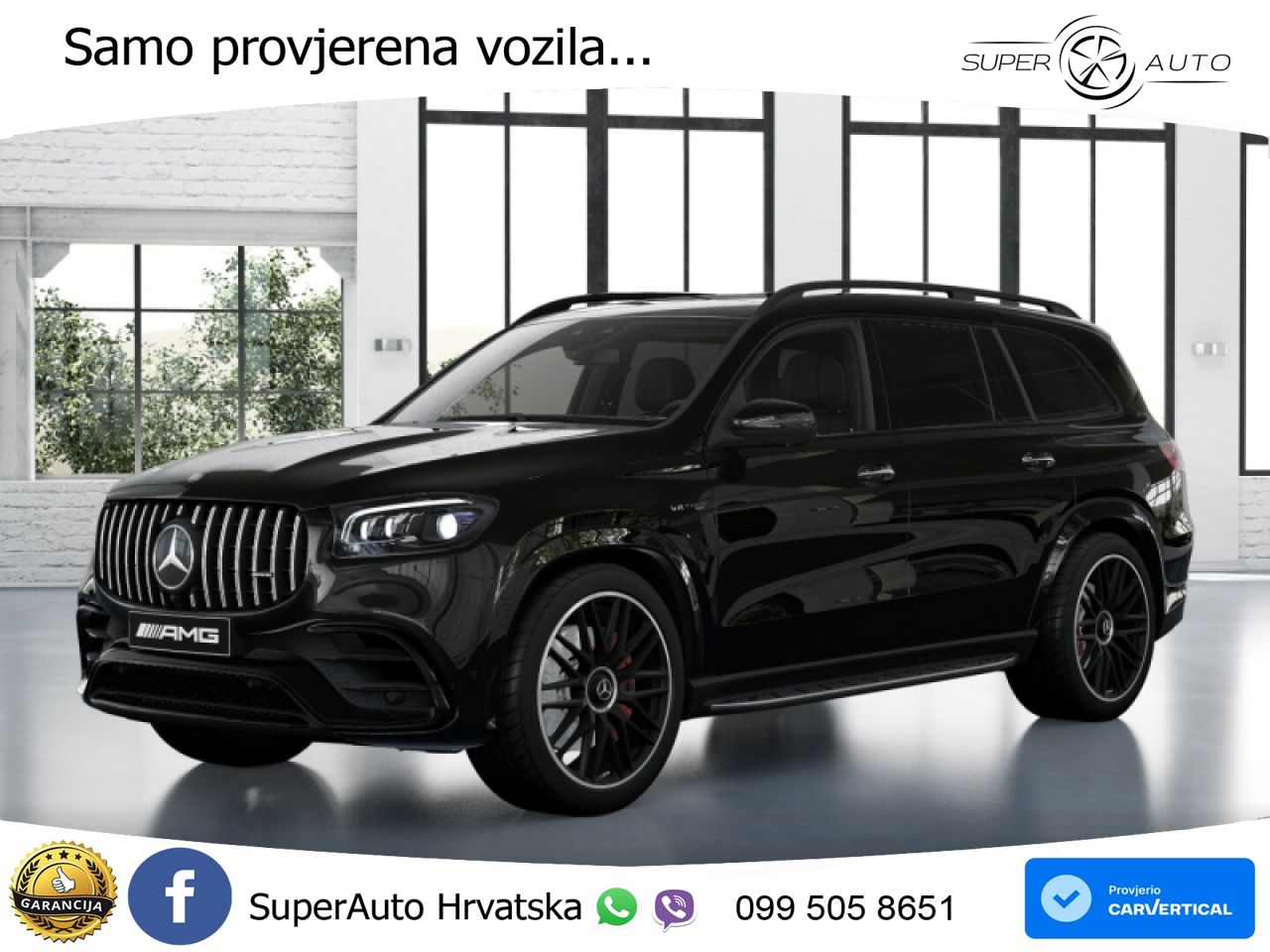 Mercedes-Benz GLS AMG GLS 63 V8 EQ Boost 4MATIC+ AMG SPEEDSHIFT TCT 9G LED+GR SJED+ACC
