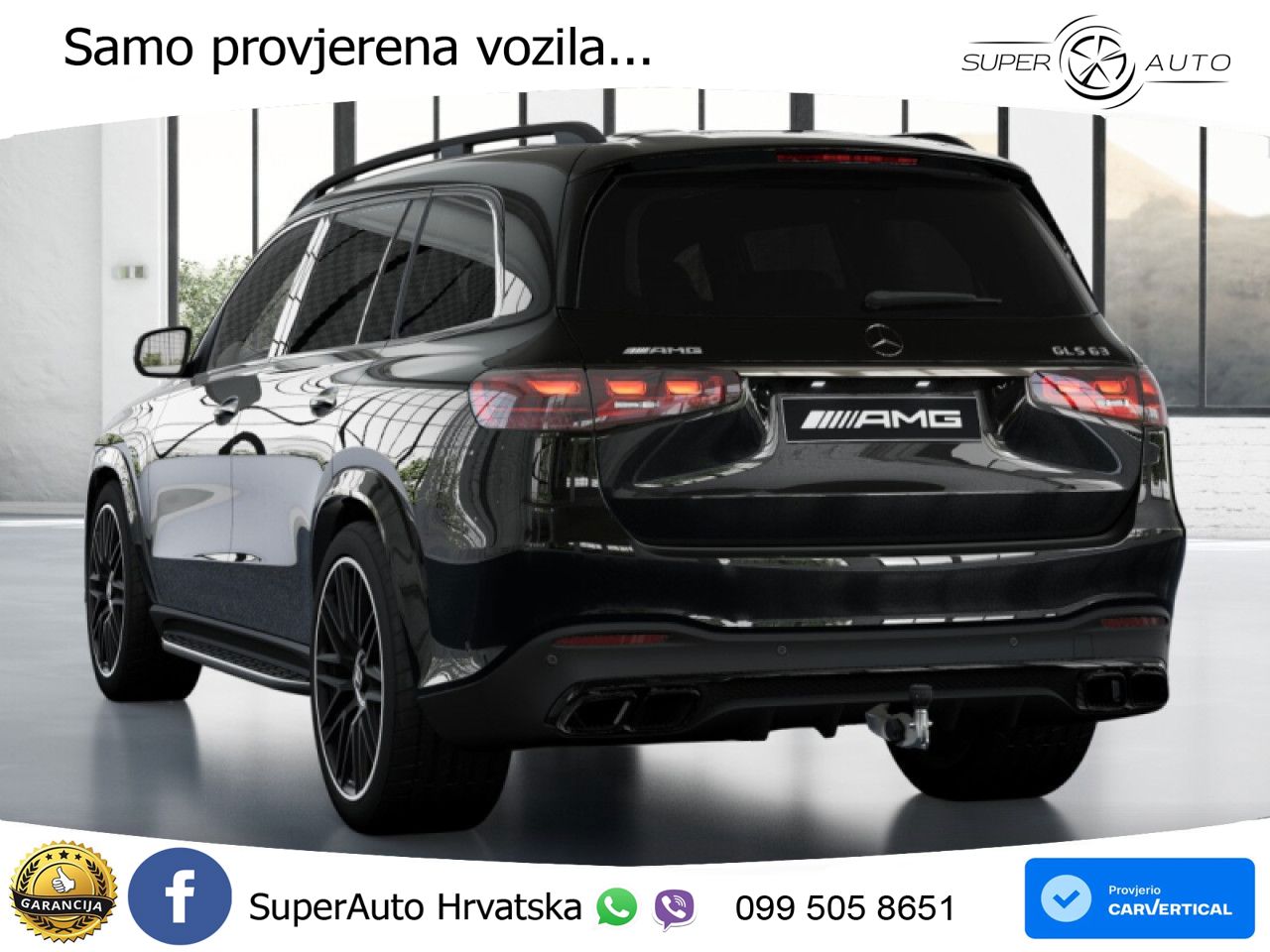 Mercedes-Benz GLS AMG GLS 63 V8 EQ Boost 4MATIC+ AMG SPEEDSHIFT TCT 9G LED+GR SJED+ACC