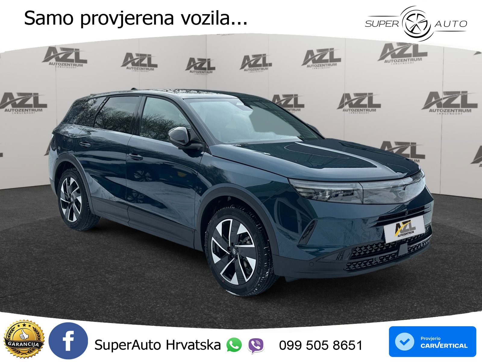 Opel Grandland 1.2 Turbo (145 KS) Hybrid eDCT Ultimate LED+GR SJED+ACC