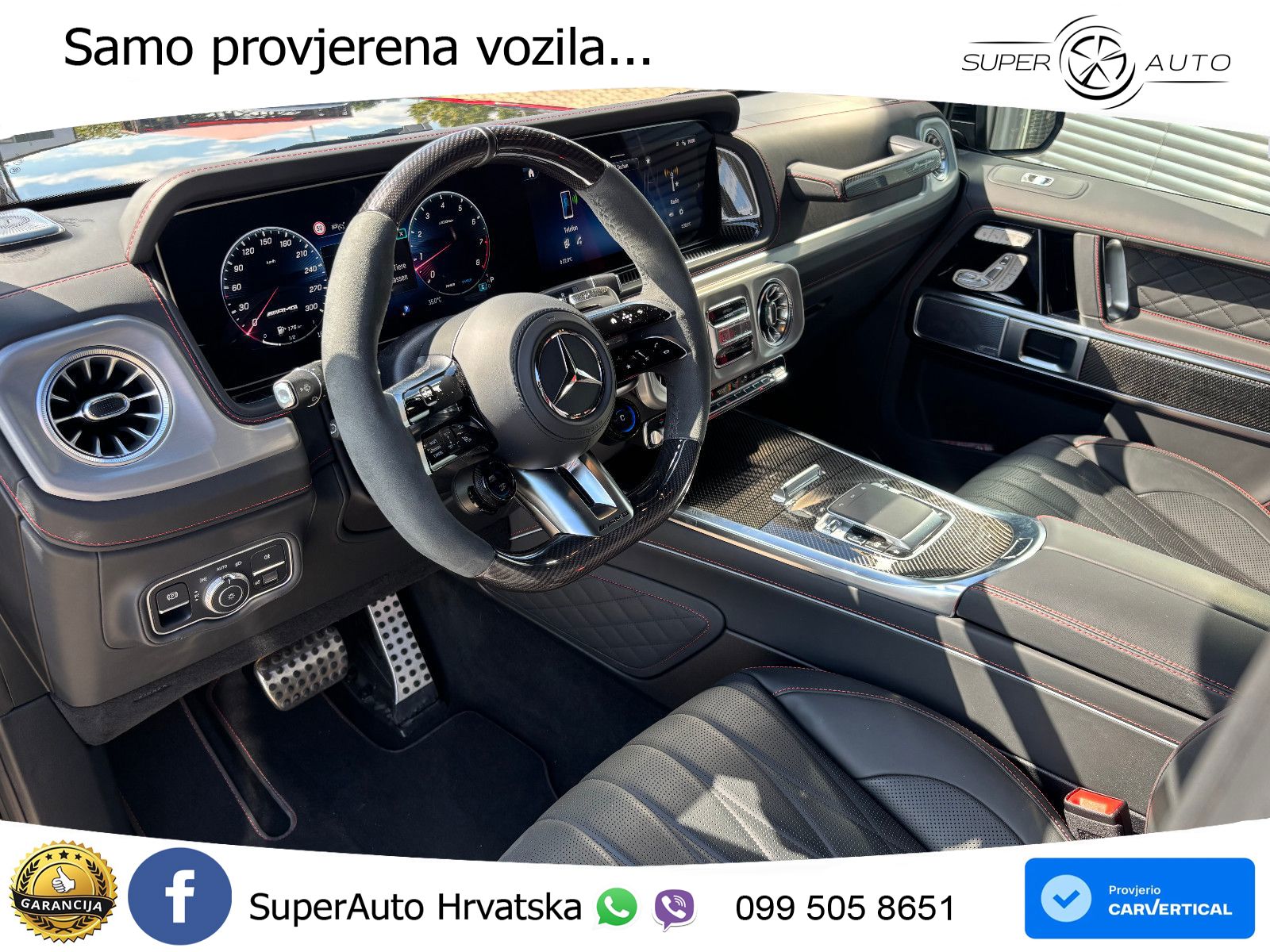 Mercedes AMG G 63 Long V8 (585 KS) 4MATIC 9G-TRONIC AMG SPEEDSHIFT TCT LED+GR SJED+ACC