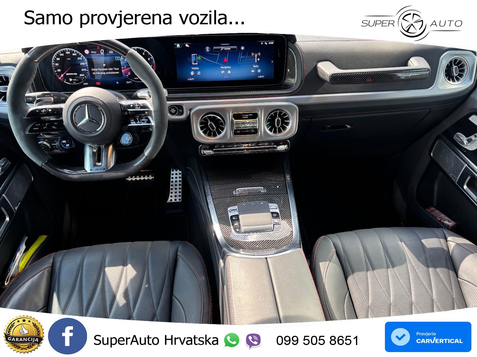 Mercedes AMG G 63 Long V8 (585 KS) 4MATIC 9G-TRONIC AMG SPEEDSHIFT TCT LED+GR SJED+ACC