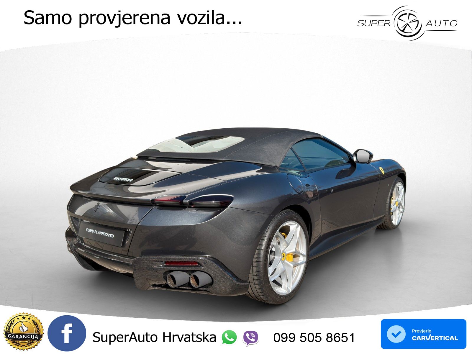 Ferrari Roma Spider 3.9 V8 (620 KS) F1 DCT LED+GR SJED+ACC