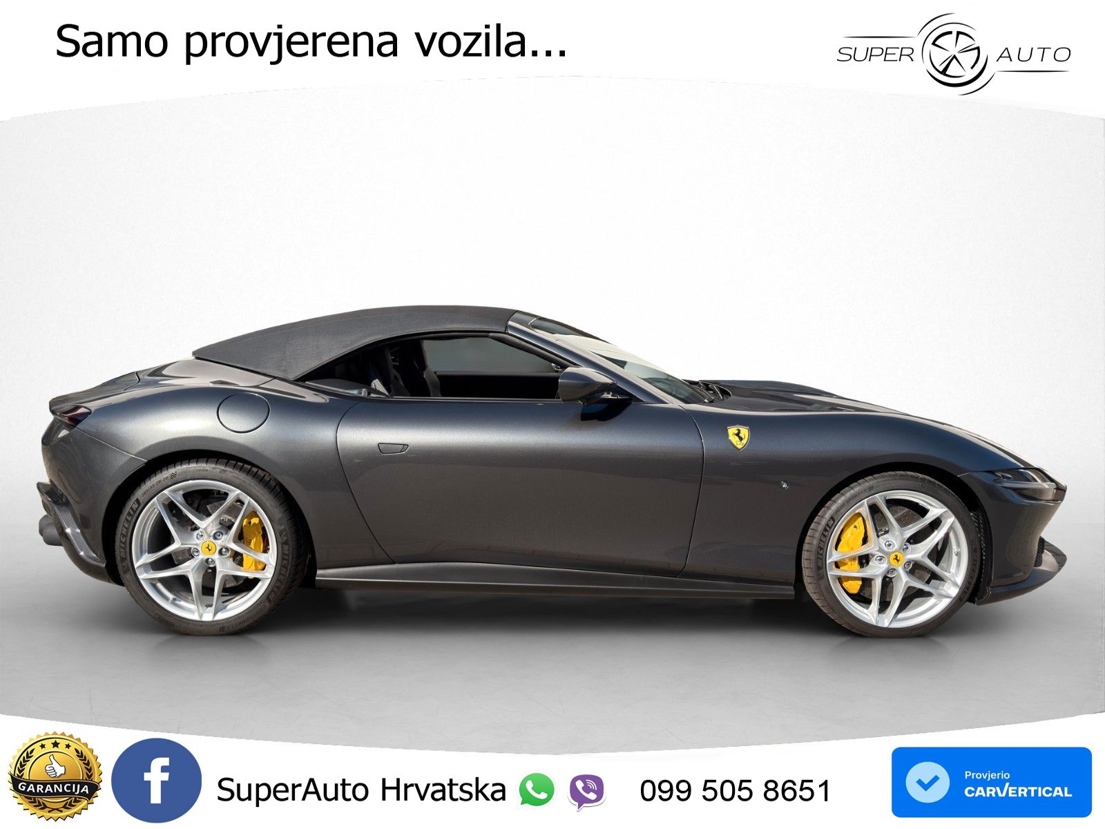 Ferrari Roma Spider 3.9 V8 (620 KS) F1 DCT LED+GR SJED+ACC